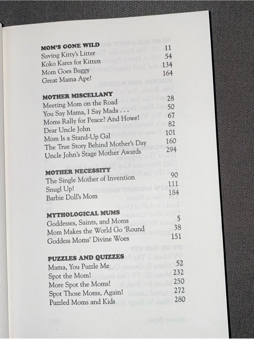 Mom's Bathtub Reader - 299 pages of  stories and laughs